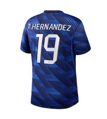 Frankrike Theo Hernandez #19 Hemmatröja VM 2026 Kortärmad